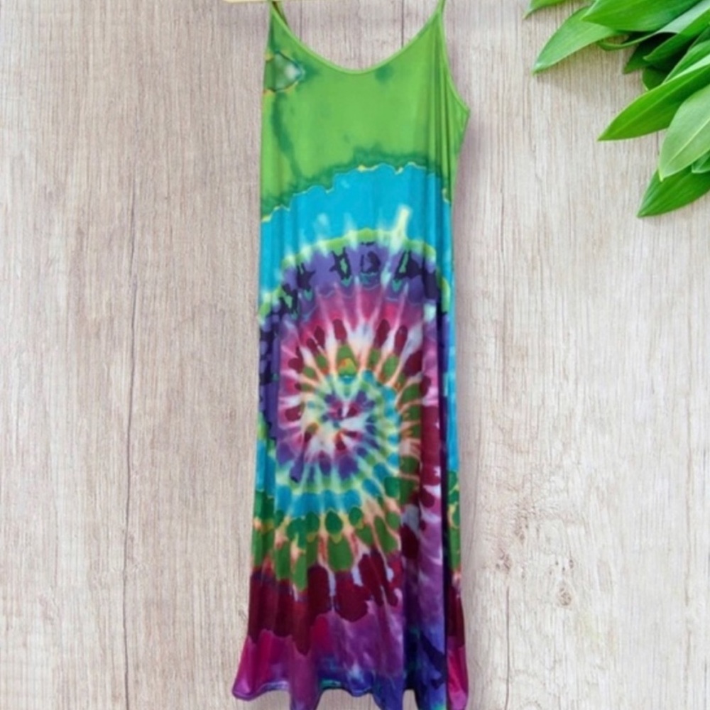 Tie Dye Maxi Dress - XS